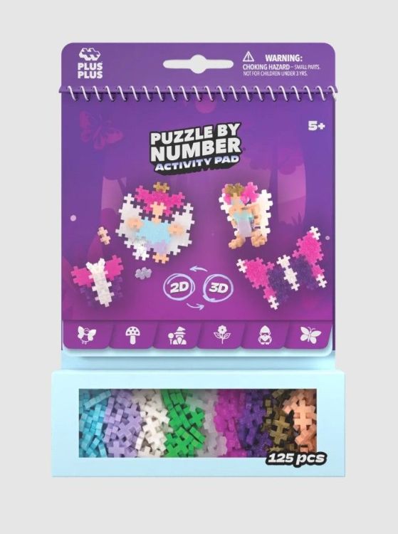 Plus-Plus Puzzel op nummer - Activitypad - Fairy Plus-Plus Puzzel op nummer - Activitypad - Fairy
