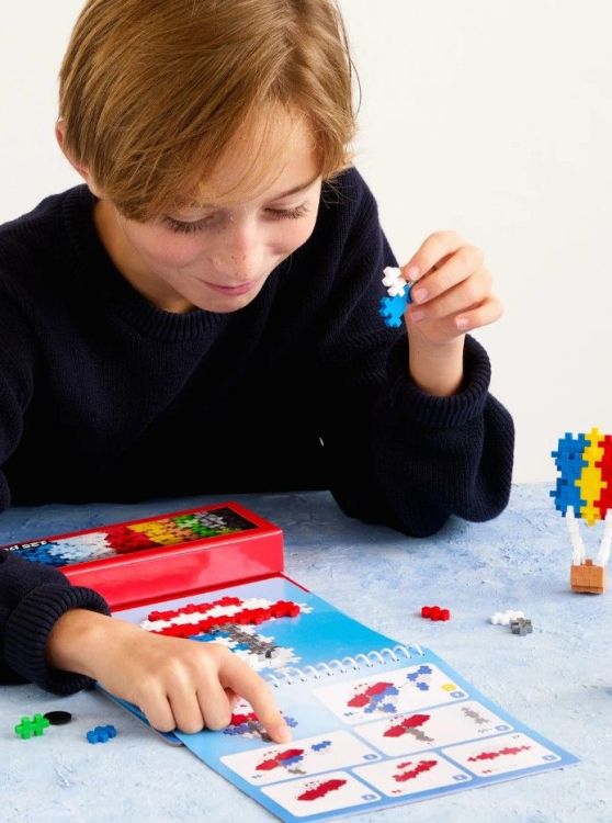 Plus-Plus Puzzel op nummer - Activitypad - Voertuigen