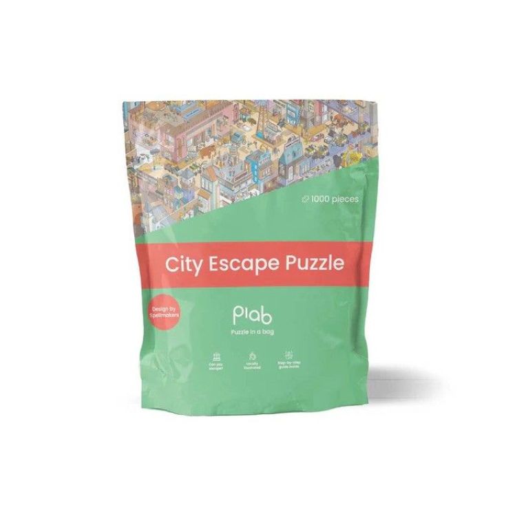 Puzzles in a bag City escape - 1000 stuks Puzzles in a bag City escape - 1000 stuks