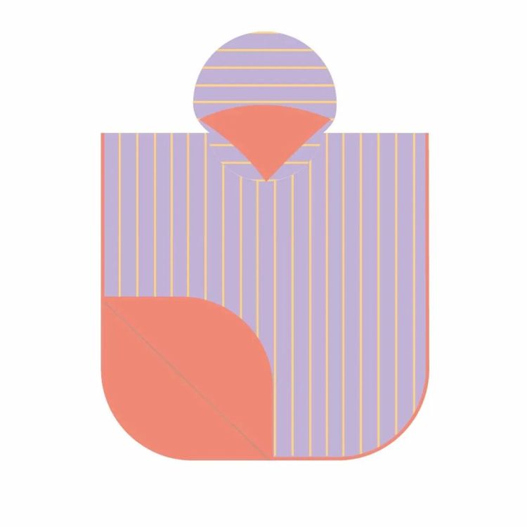 Quut Strandponcho - Lavender