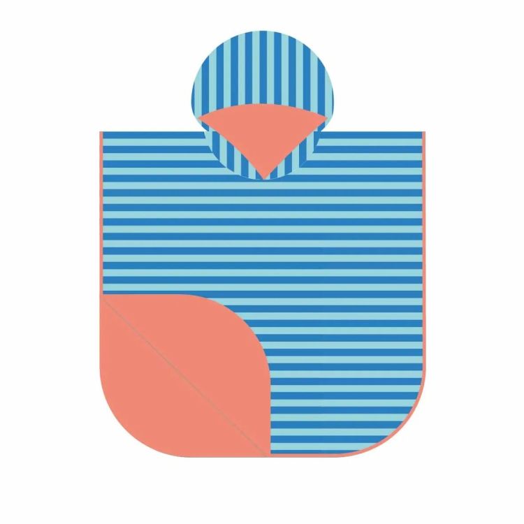 Quut Strandponcho - Ocean