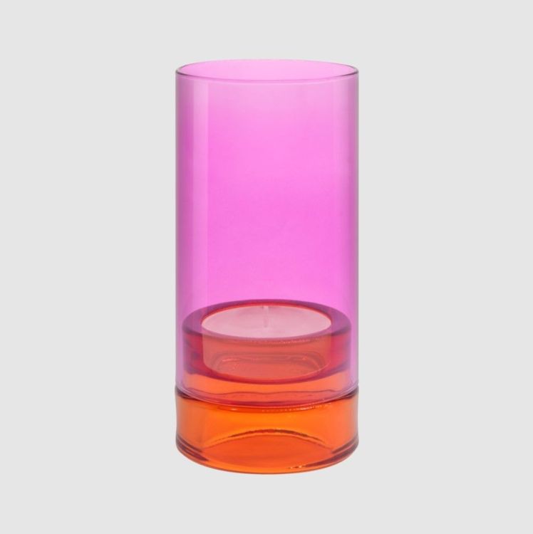 Remember Glas lantaarn Lys - Pink