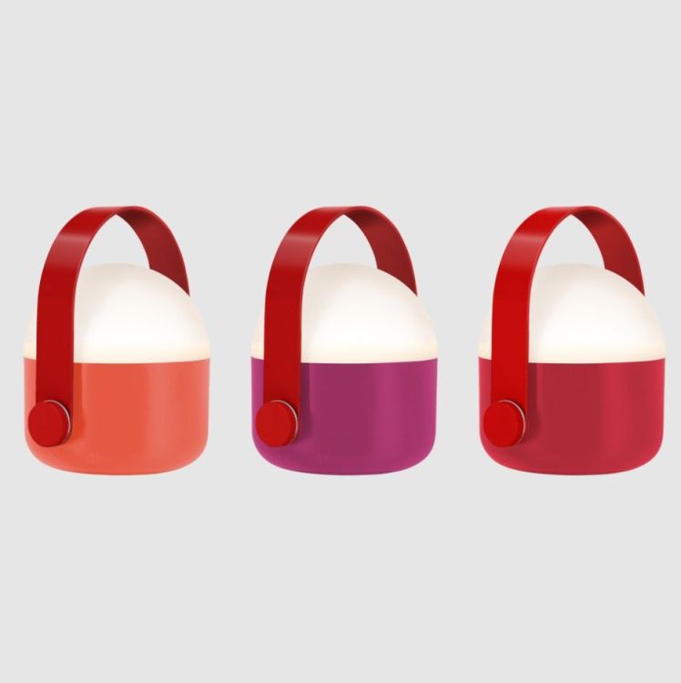 Remember Lamp Ole Mini - Red - Set van 3 Remember Lamp Ole Mini - Red - Set van 3