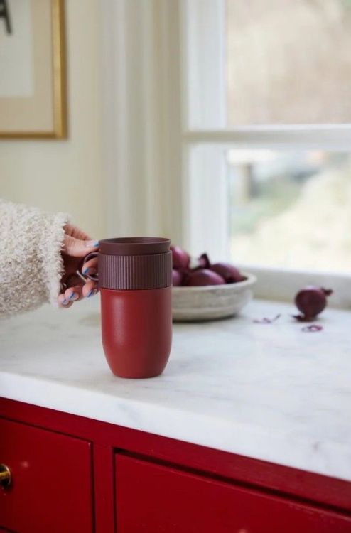 Sagaform Travel mug - Ted - Rood