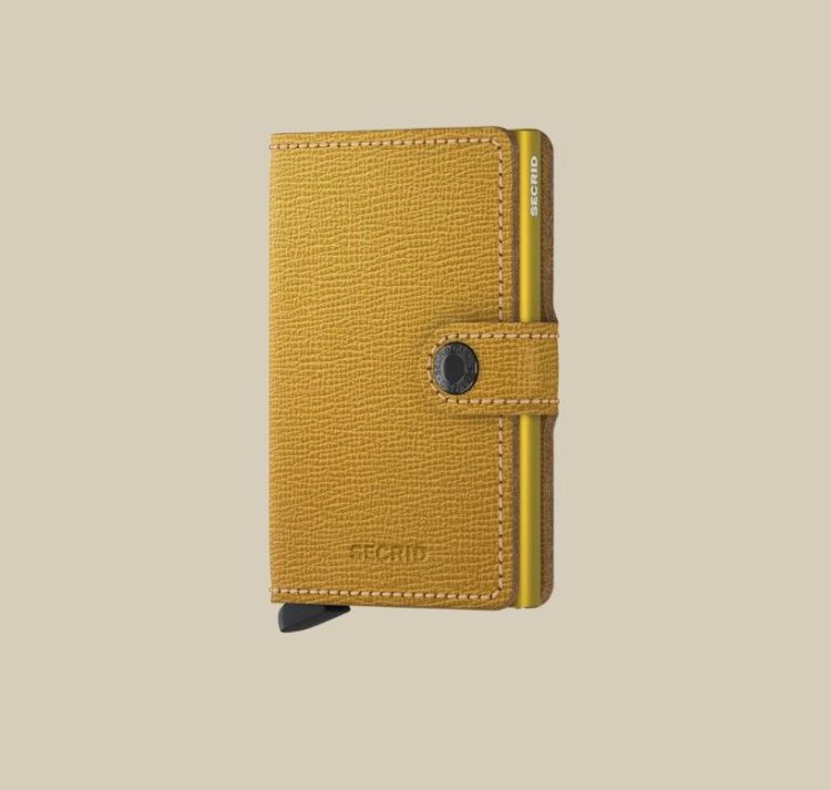 Secrid Mini wallet - Crisple ochre