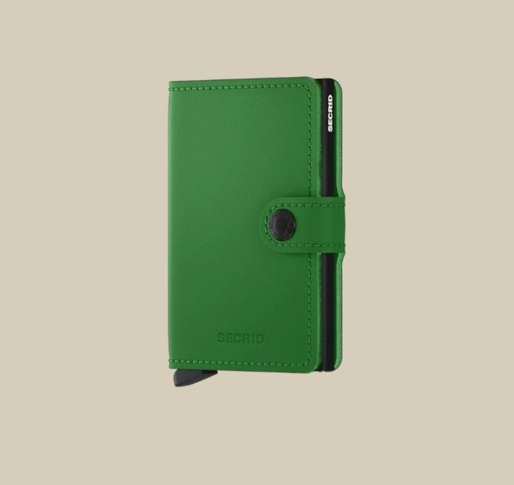 Secrid Mini wallet - Matte bright green
