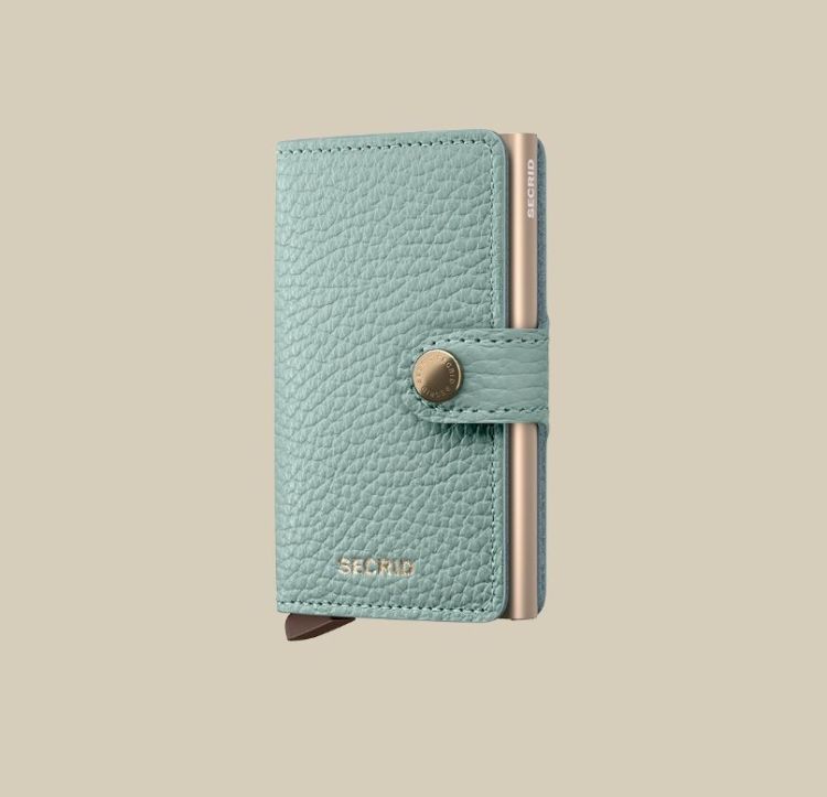 Secrid Mini wallet - Pebble sea green