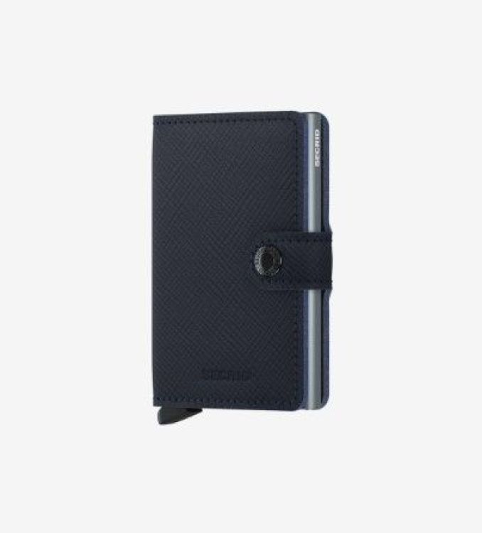 Secrid Mini wallet - Saffiano navy