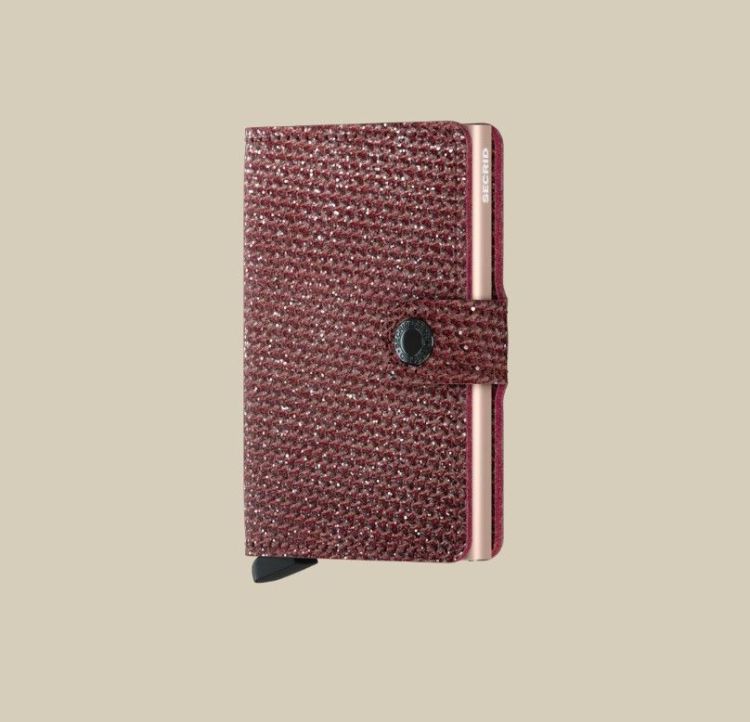 Secrid Mini wallet - Sparkle red