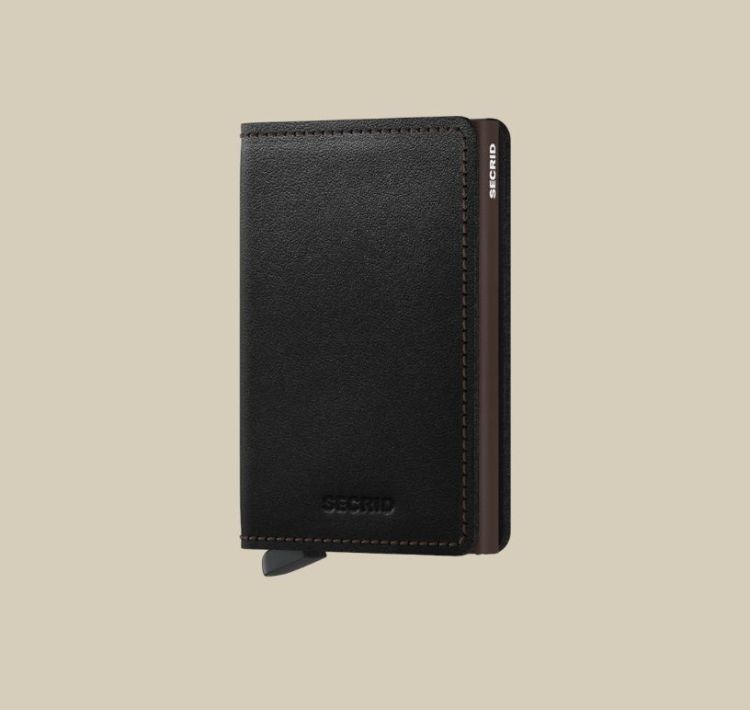 Secrid Slim wallet - Original black brown