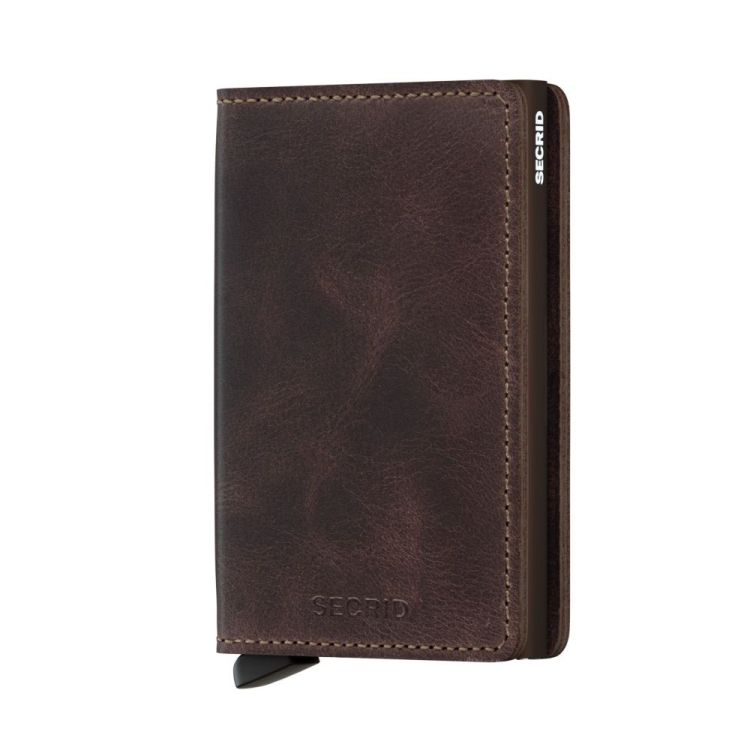 Secrid Slim wallet - vintage chocolate