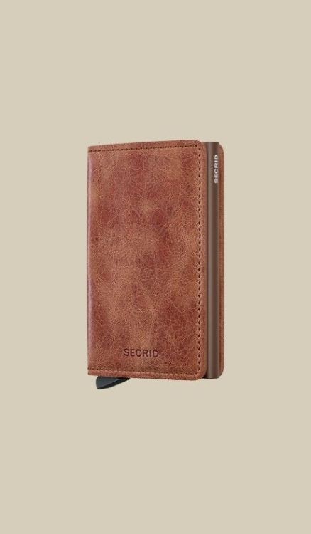 Secrid Slim wallet - Vintage Cognac-Brown