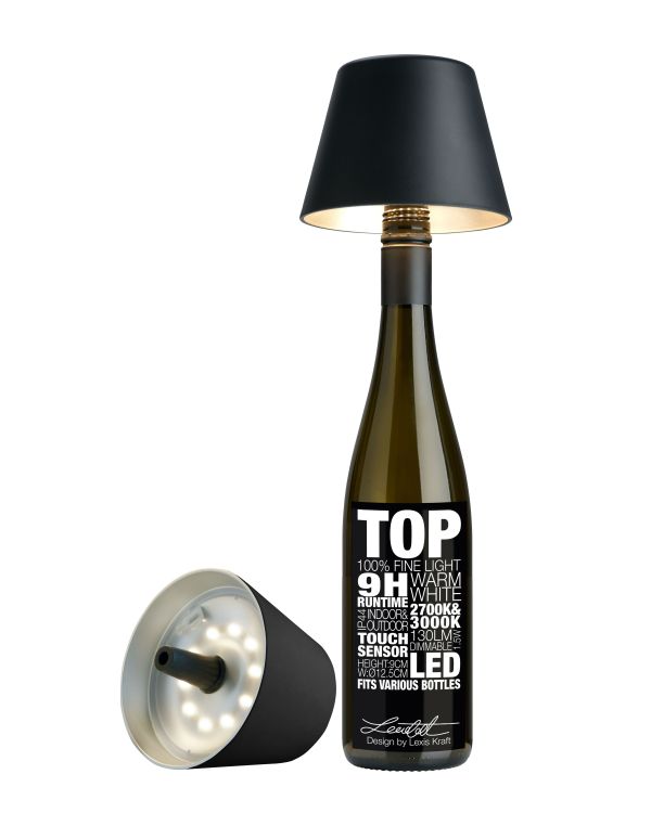 Sompex Tafellamp Top Zwart