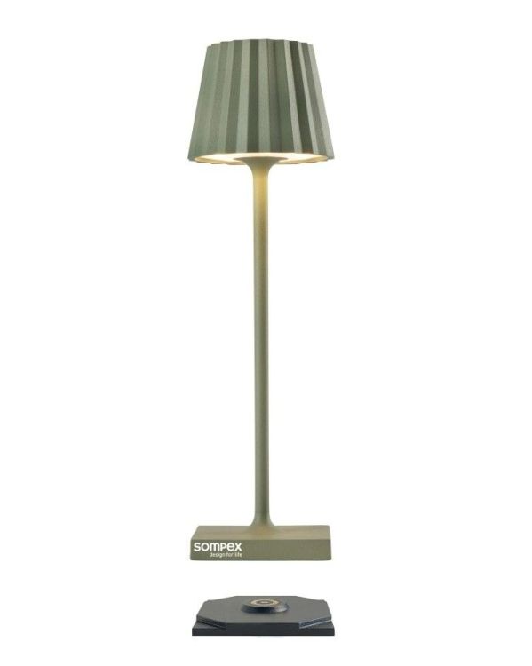 Sompex Tafellamp Troll Nano olive green