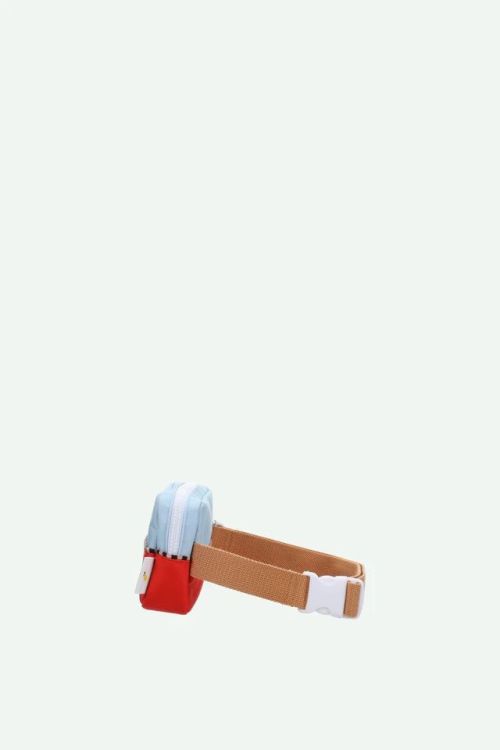 Sticky Lemon Heuptasje - small | colourblocking | zissou blue + red hat