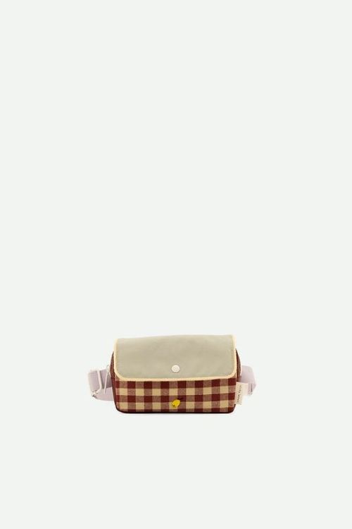 Sticky Lemon Heuptasje - small |  gingham | special edition | cherry red + grape gingham