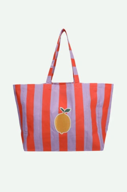 Sticky Lemon Shopper | Lemon Tree | campfire orange + dewy lilac Sticky Lemon Shopper | Lemon Tree | campfire orange + dewy lilac