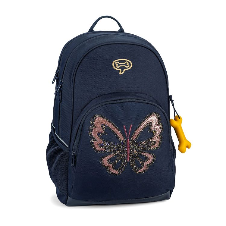 STONES and BONES Rugzak - Aspen 3.0 - Glitter Butterfly navy