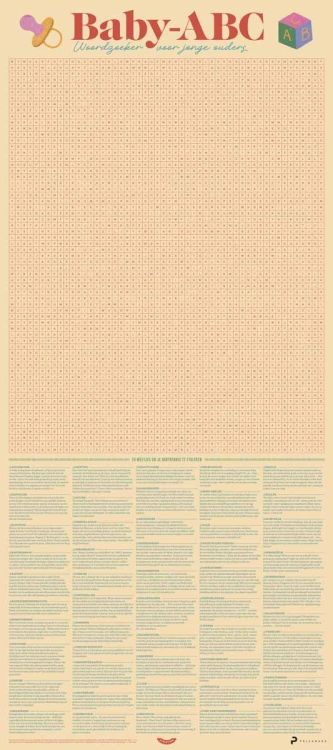 Stratier Spelposter - Baby ABC