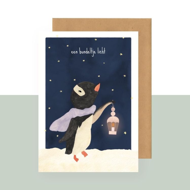 Studio Bertha Postkaart - Een bundeltje licht Studio Bertha Postkaart - Een bundeltje licht