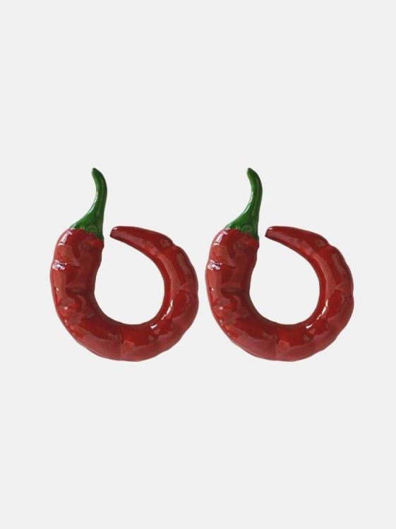 Studio Noticed Servetringen - Red Pepper - set van 2