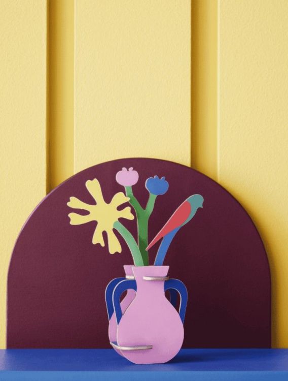 Studio Roof Pop out card - Matisse Paper Bloom