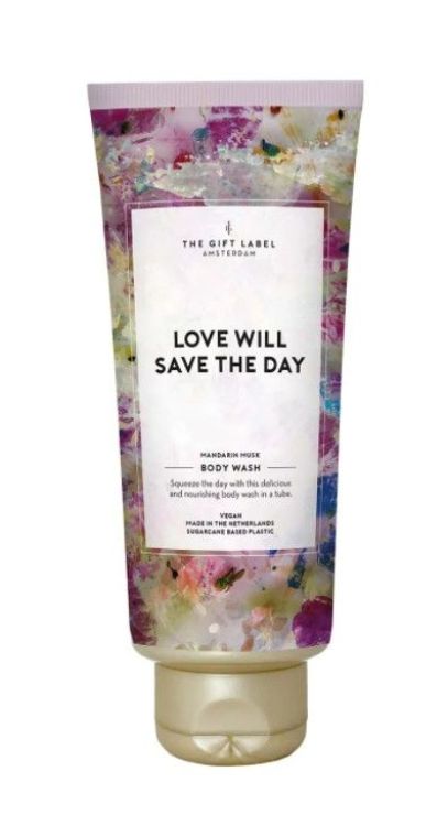 The Gift Label Body wash tube - Love will save the day