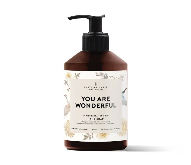 The Gift Label Handzeep - You Are Wonderful