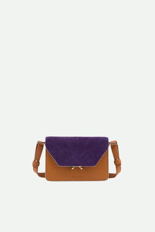 The Sticky Sis Club Shoulder bag | cider brown + grape purple