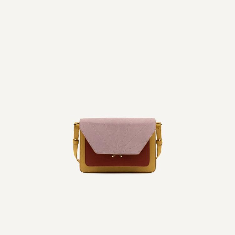 The Sticky Sis Club Shoulder bag | satchel | coloré | biscotti beige + brick red + hazy lilac
