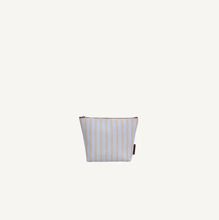 The Sticky Sis Club Toilettas | Knitted stripes | Marzipan + Sky