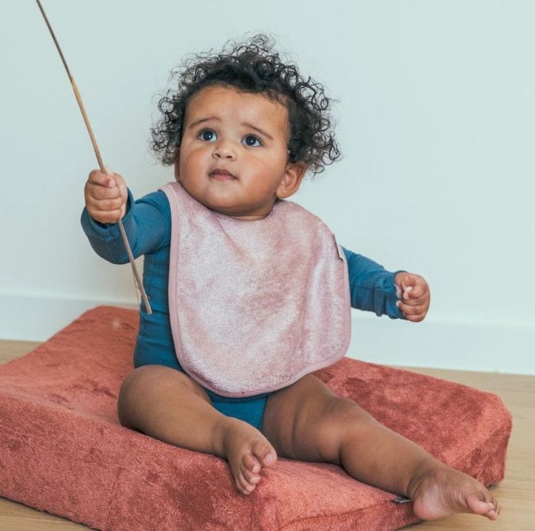Timboo Slab met drukknop - Misty rose (dubbellaags)