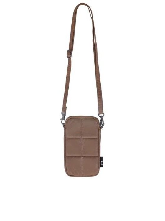 TINNE+MIA Luce Puffy Phone Pouch - Beaver fur