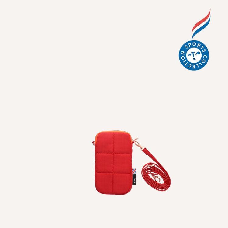 TINNE+MIA Luce Puffy Phone Pouch - sports - Red