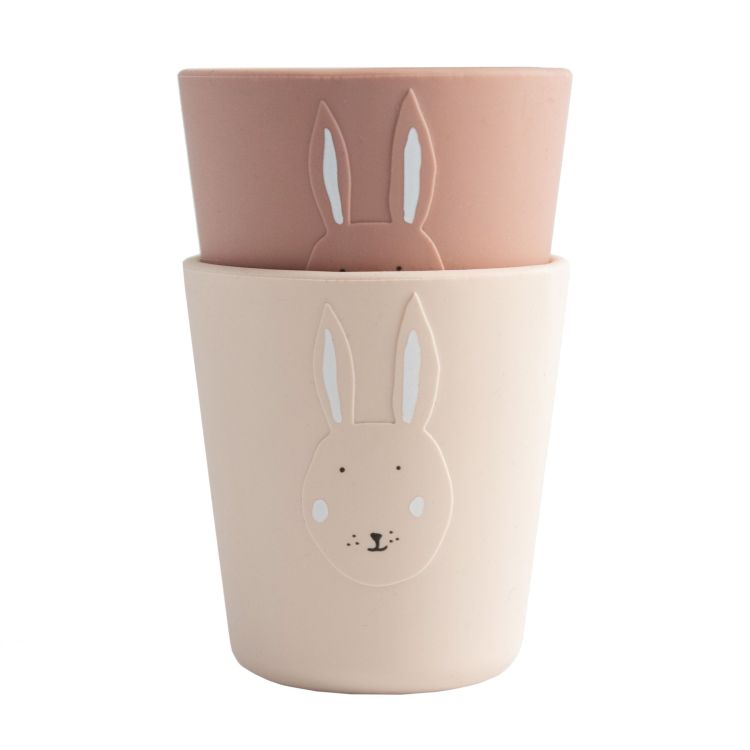 Trixie Siliconen beker 2 stuks - Mrs. Rabbit