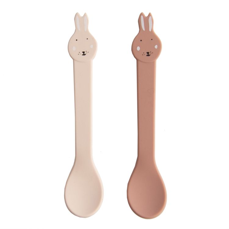 Trixie Siliconen lepel 2 stuks- Mrs. Rabbit