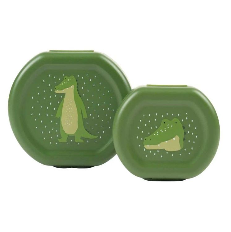 Trixie Snackdoosje met clip - 2-delig - Mr. Crocodile