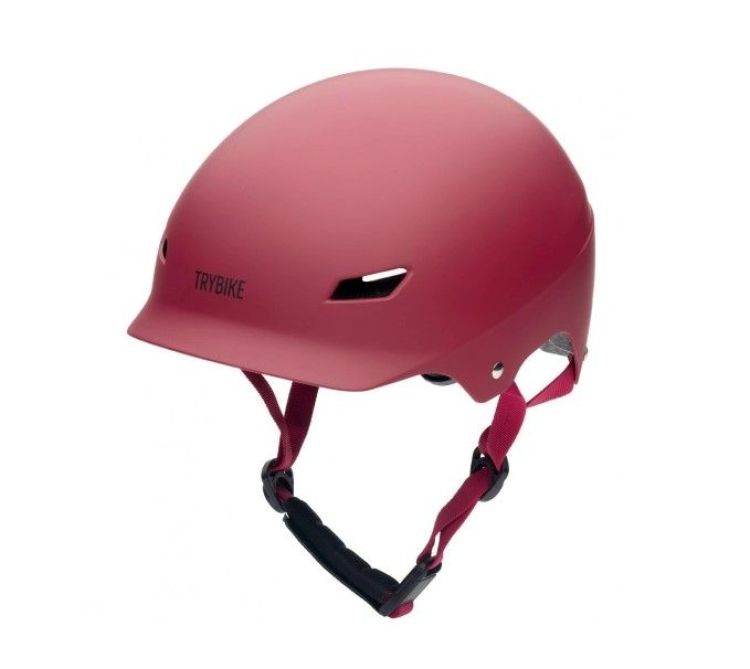 Trybike Helm - Vintage rood - S/M
