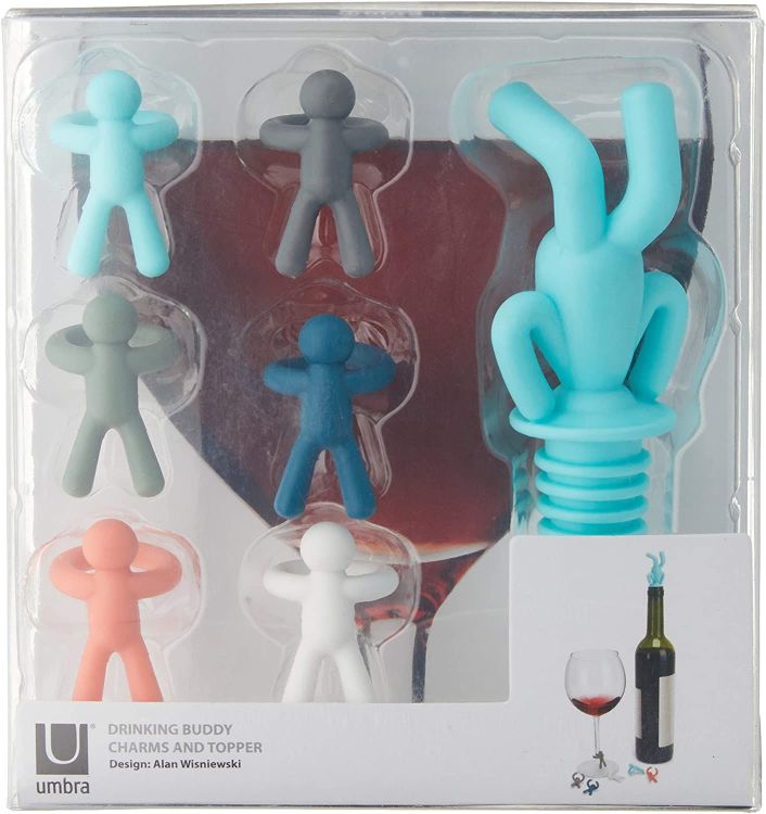 Umbra BUDDY - Drinking buddy charms and topper