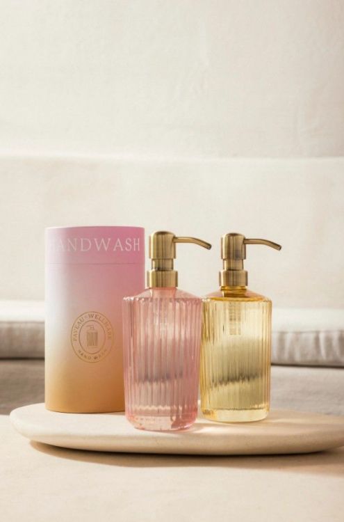 Wellmark Wellmark <span class='gold'>x</span> Paveau handzeep - Fresh linin (geel) - 350 ml