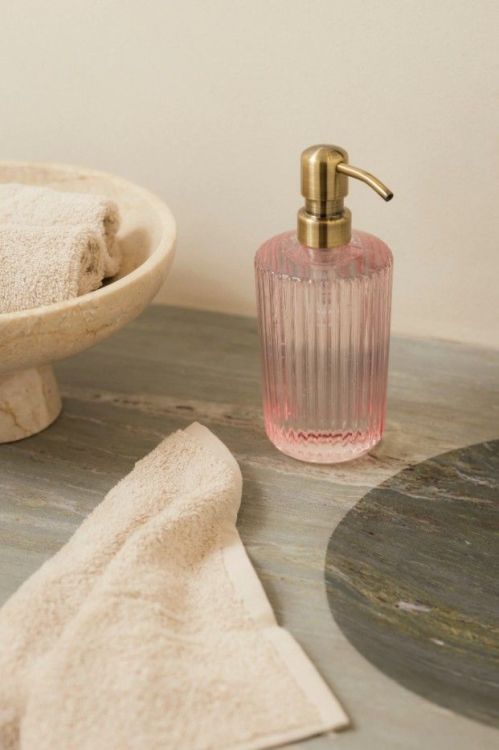 Wellmark Wellmark <span class='gold'>x</span> Paveau handzeep - Fresh linin (roze) - 350 ml