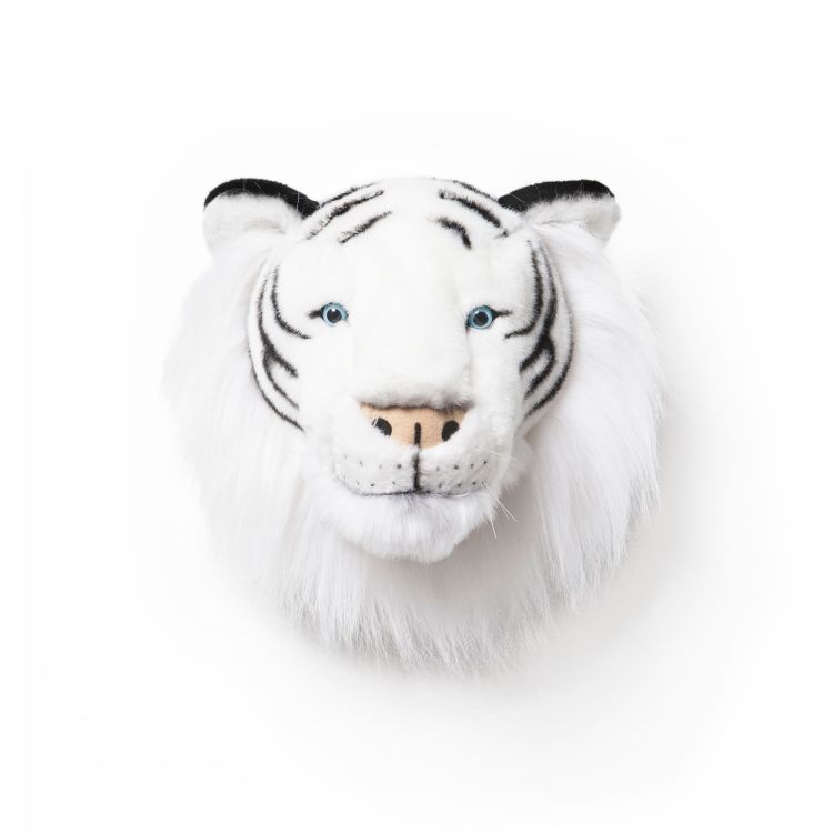 Wild and Soft Dierenkop witte tijger Albert