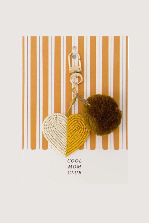 Zusss Ansichkaart met bagcharm - Pompon - cool mom club