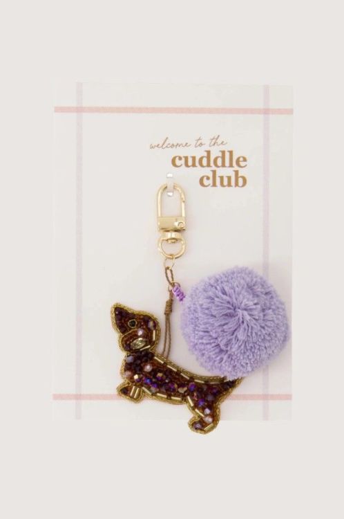 Zusss Ansichkaart met bagcharm - Pompon - Cuddle club