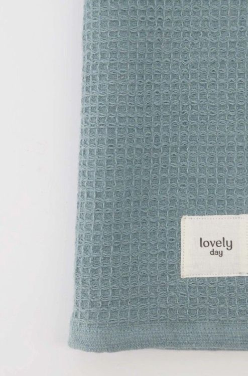 Zusss Badhanddoek - Lovely day grijsblauw