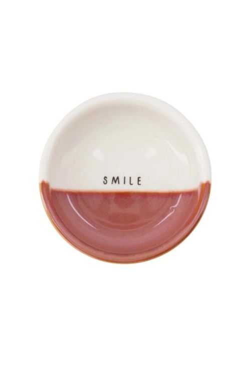 Zusss Dipschaaltje - Smile - Wit/burgundy