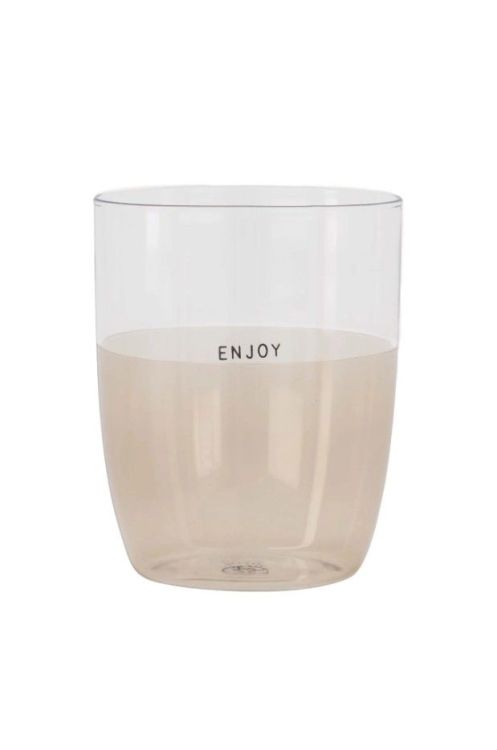 Zusss Drinkglas - Enjoy - Sand
