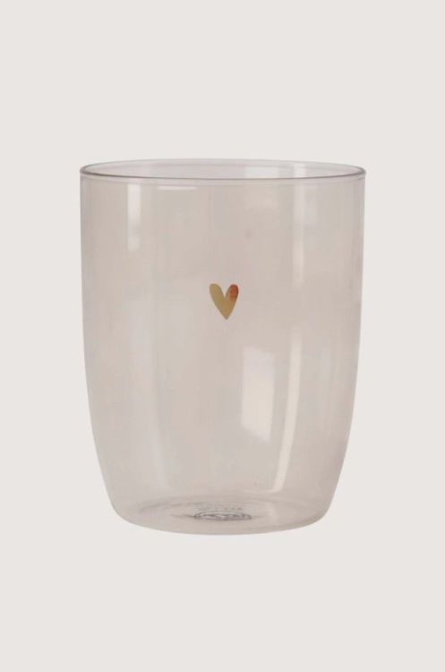 Zusss Drinkglas - Hartje - Zand