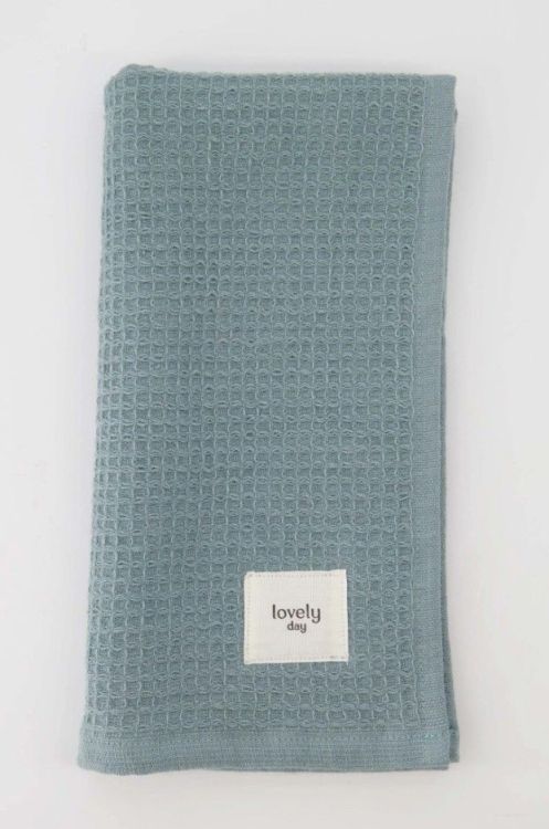 Zusss Gastendoek - Lovely day grijsblauw