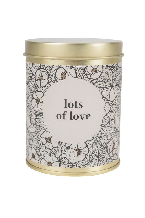 Zusss Geurkaars in blik - Lots of love Zusss Geurkaars in blik - Lots of love